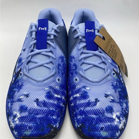 Nike M Metcon 9 AMP Aluminum Black Racer Blue (HJ6008 400) Men's Size 11 - Picture 4 of 4